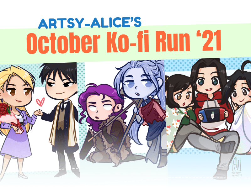 October Ko-fi Run 2021