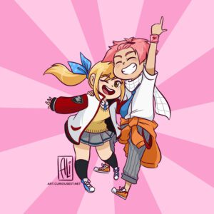Natsu & Lucy from We Are Young (A Fairy Tail fic)