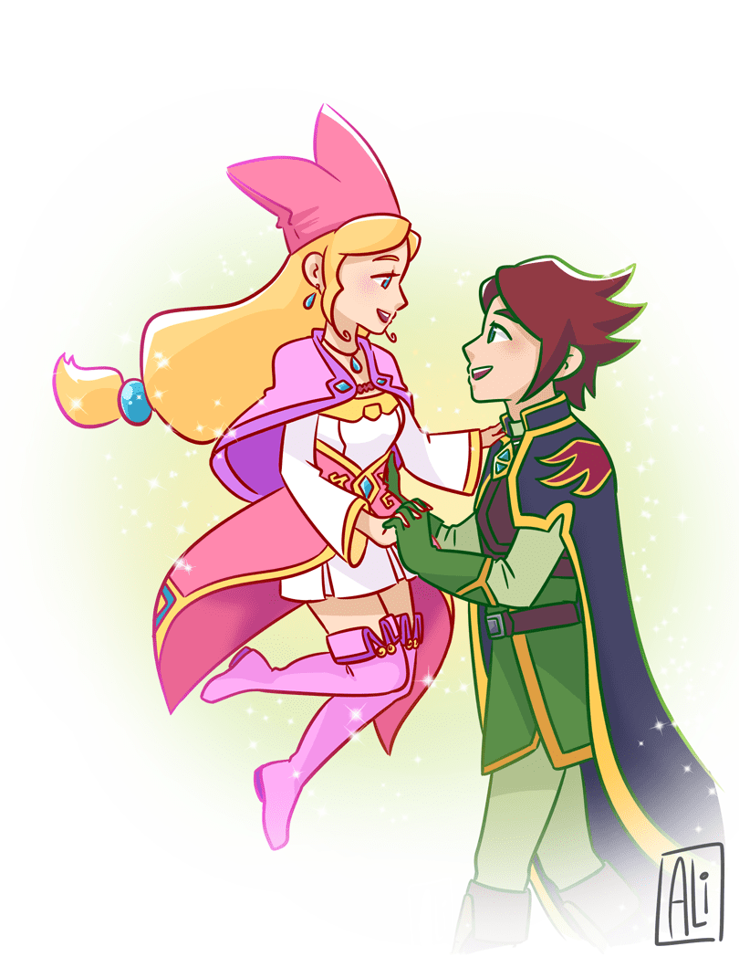✨ the forest sprite and the half-dragon prince ✨