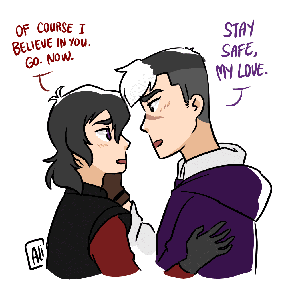 sheith x wendimoor AU doodles