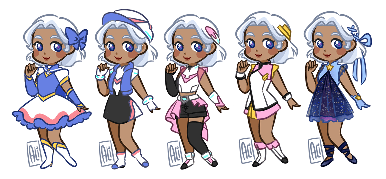 more cardcaptor allura costume designs!