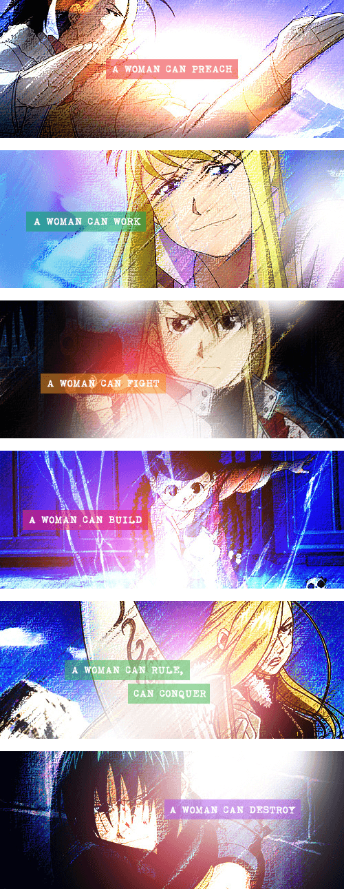 “Women Of” Series: Fullmetal Alchemist