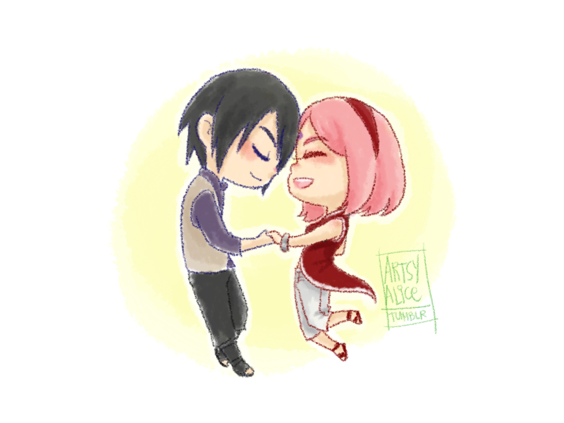 Sasuke and Sakura
