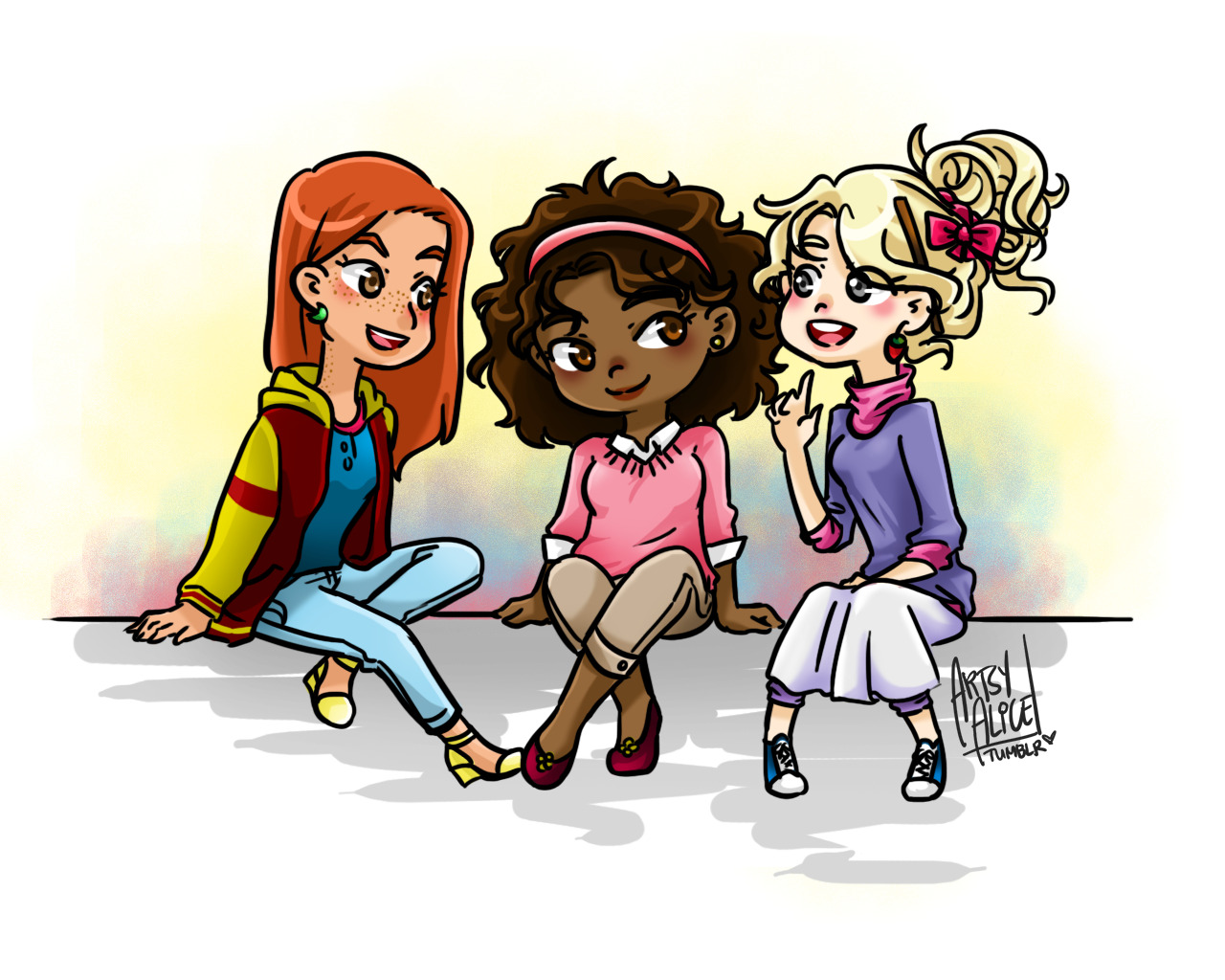 Ginny, Hermione & Luna
