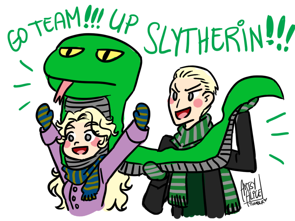 Up Slytherin! (Draco & Luna)