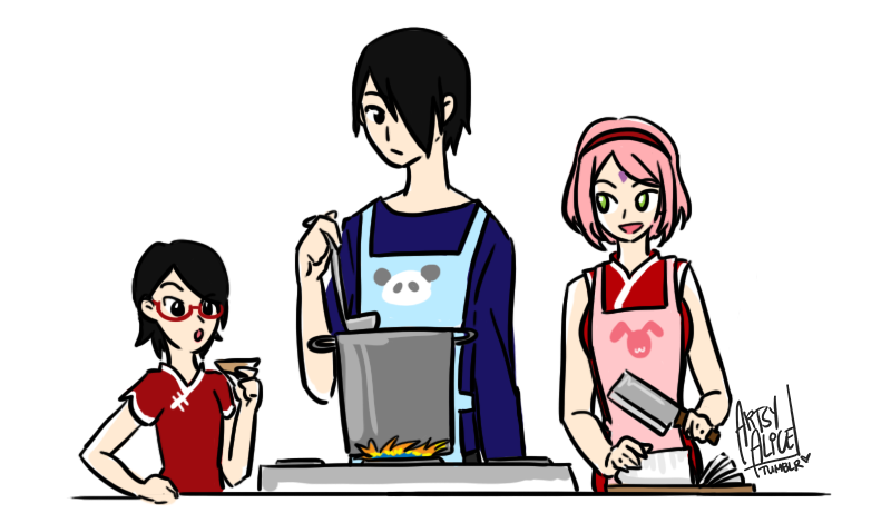 Cooking with the Uchihas