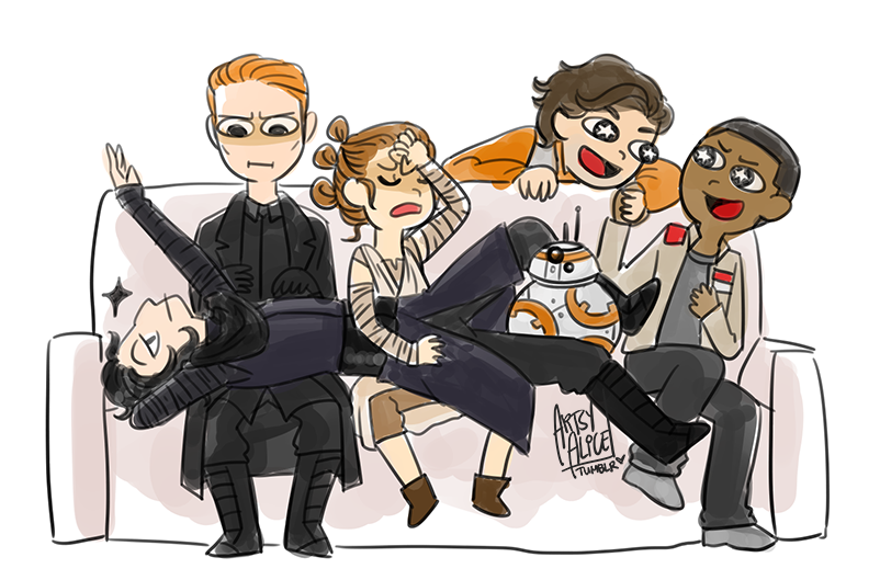 SW The Force Awakens: THE GANG