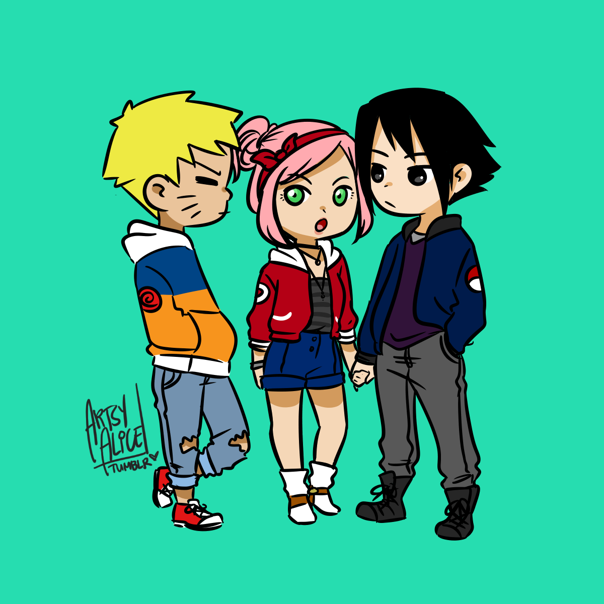 naruto: team 7
