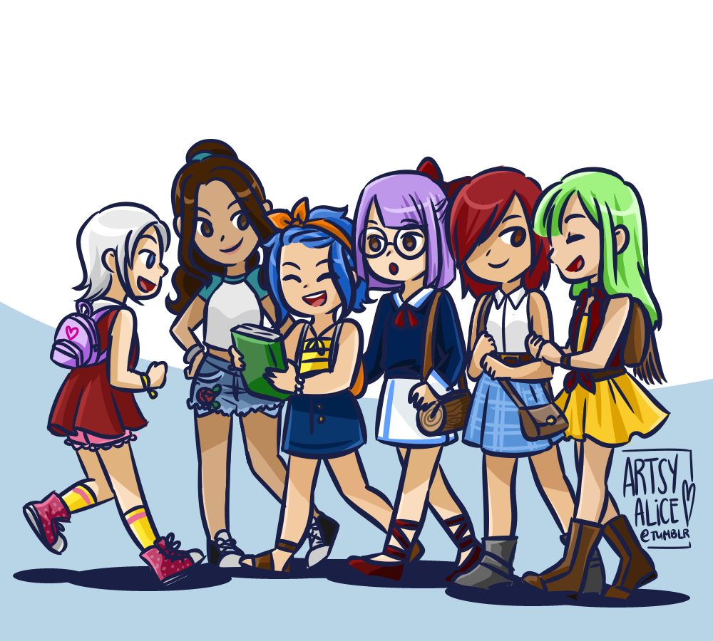 magical girls day-out!