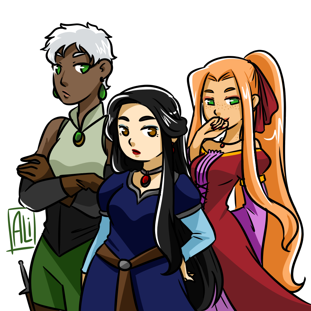the dwyres: lucina, tamara and astraea