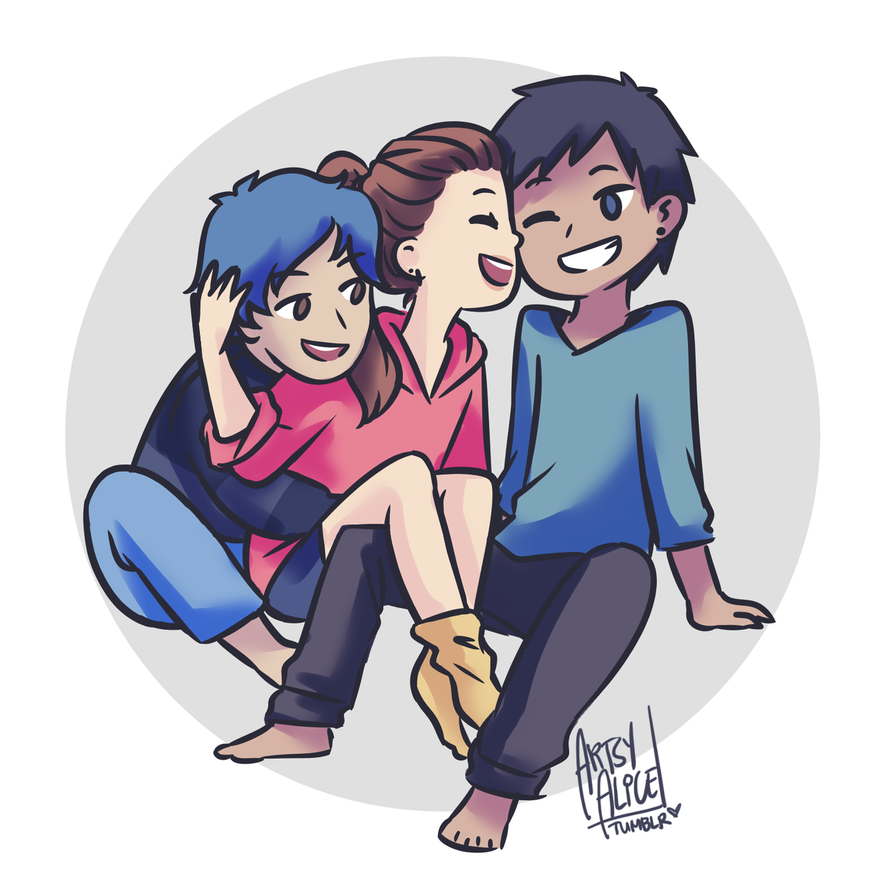 Hunter, Andrei and Tristan