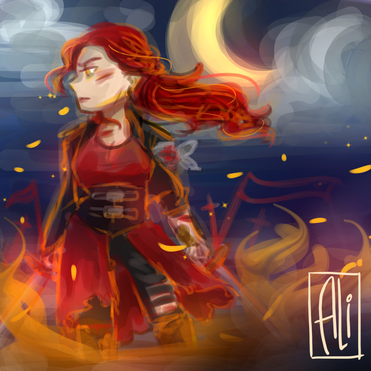 Lady Alecto, the Scarlet Fire