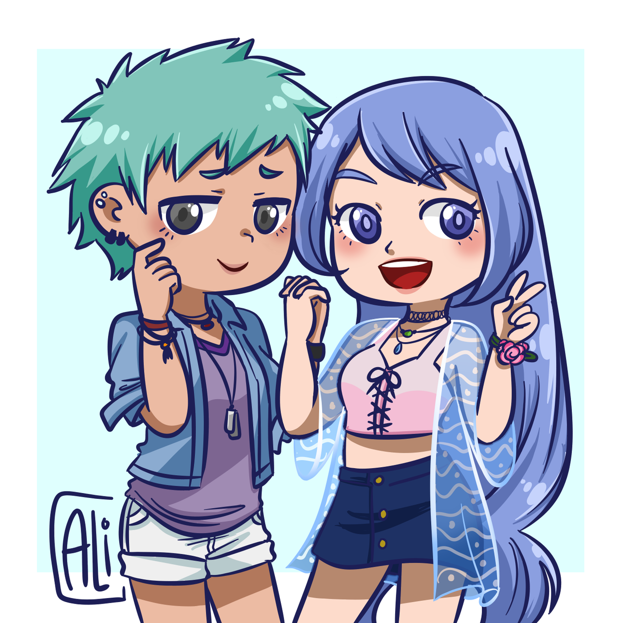 yuyu and nejire!