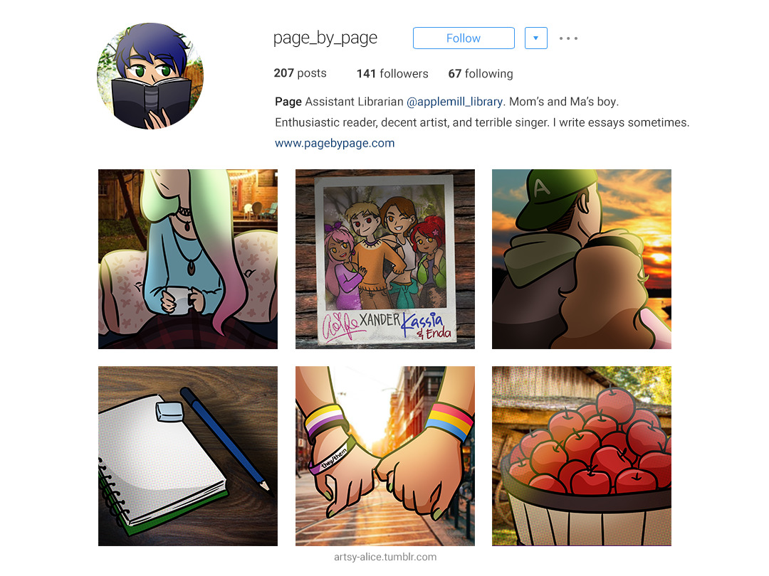 the road home ★ modern au + instagram
