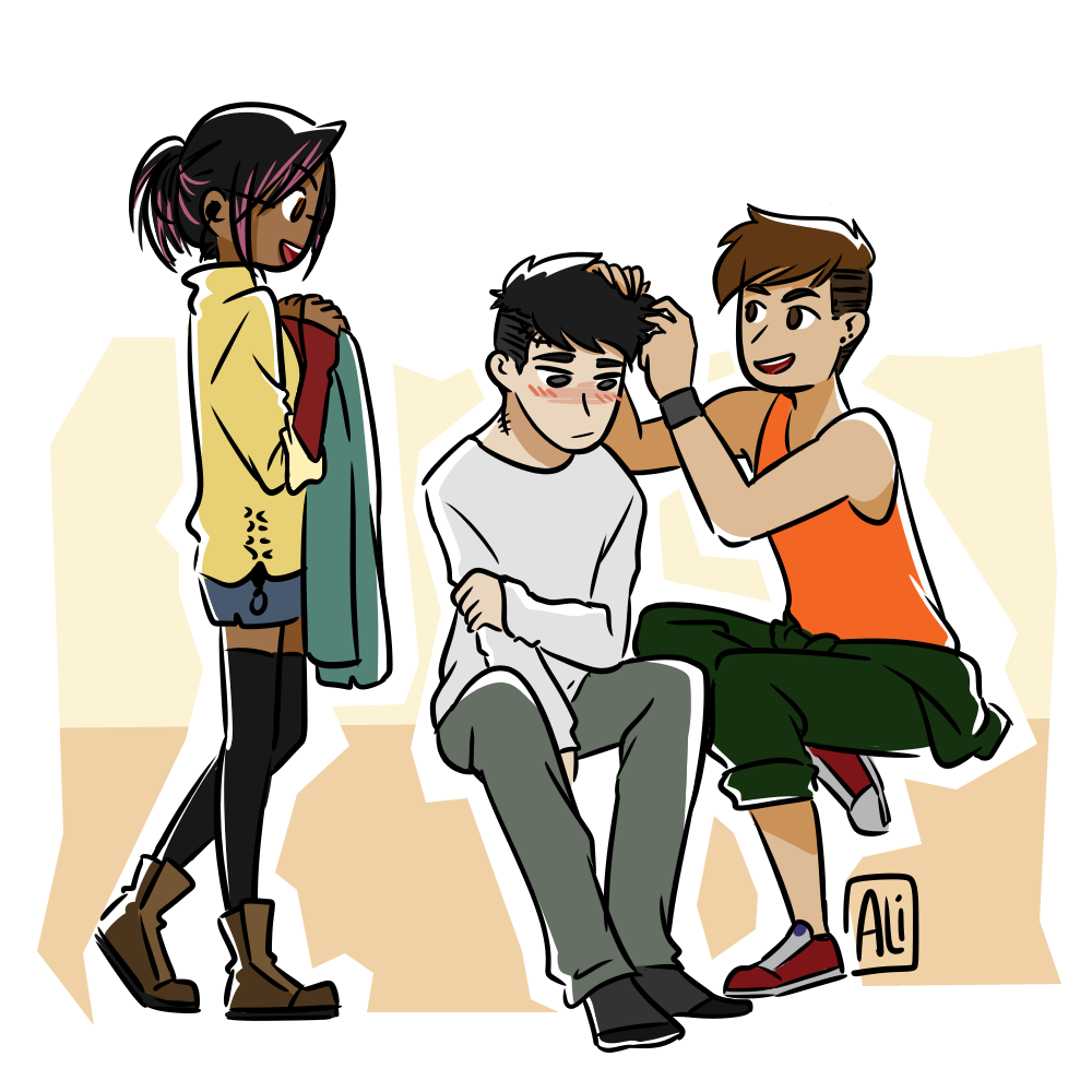 [volunteers] zoe, luke & tim